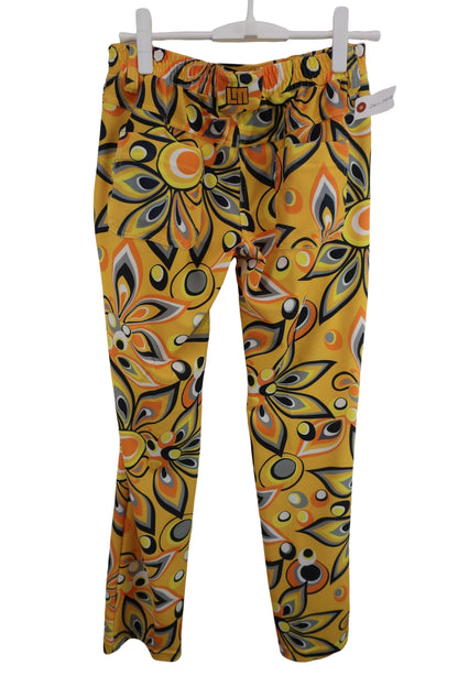 LOUDMOUTH(ラウドマウス) パンツ 黄色総柄 レディース LL 767-356 N-3