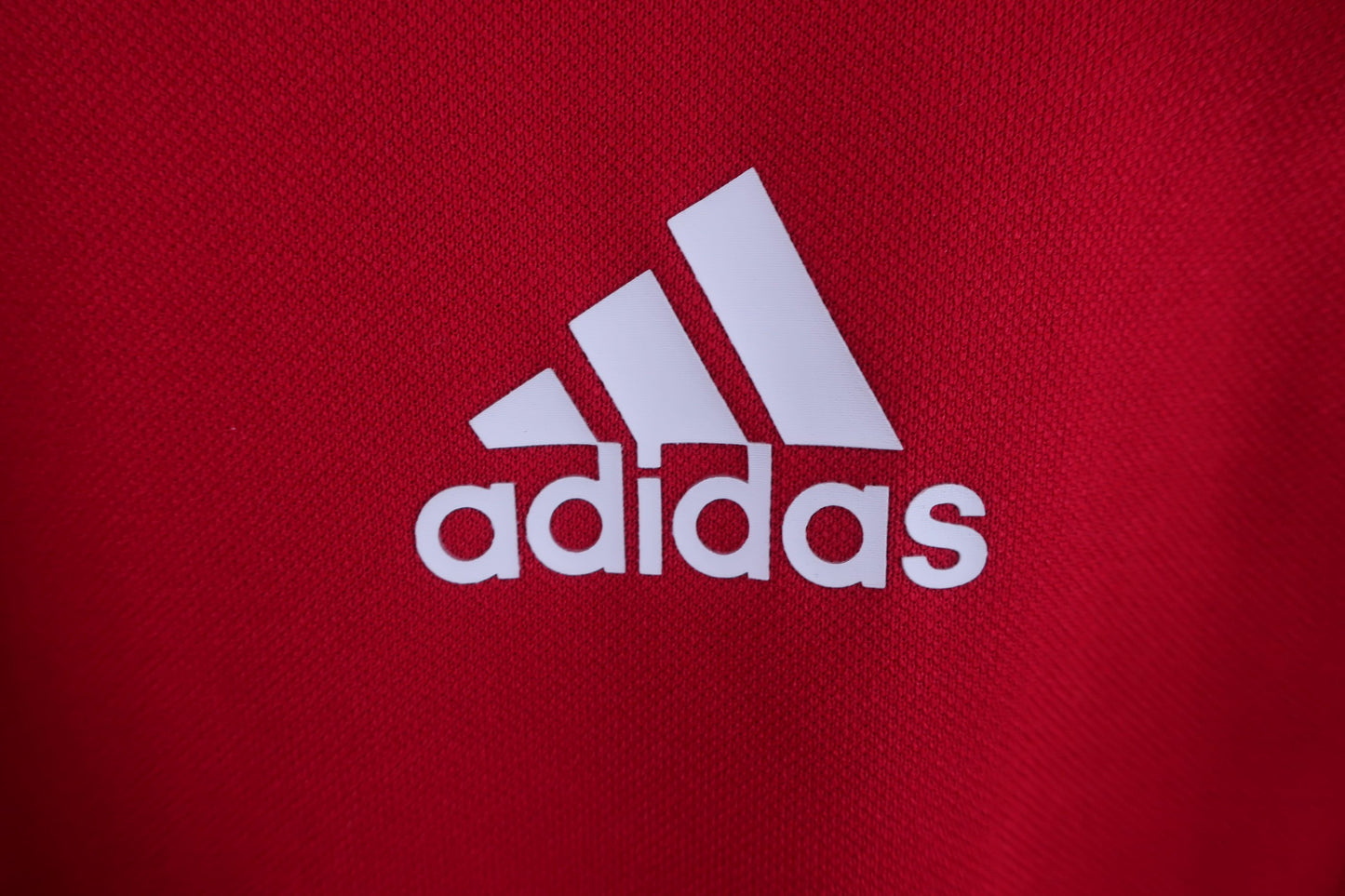 adidas(アディダス) 長袖ハーフジップシャツ 赤 メンズ S A-2