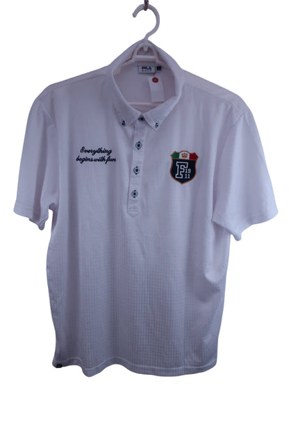 FILA GOLF(フィラゴルフ) ポロシャツ 白 メンズ 4L A-1