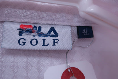 FILA GOLF(フィラゴルフ) ポロシャツ 白 メンズ 4L A-4