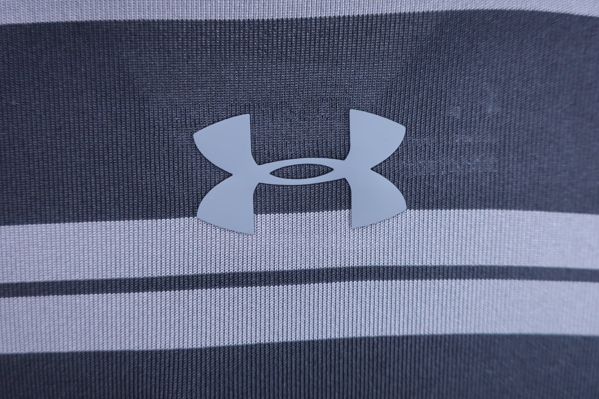 UNDER ARMOUR(アンダーアーマー) ポロシャツ 黒ボーダー メンズ XXL A-5