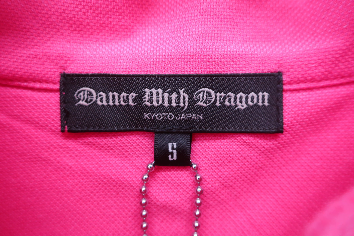 Dance With Dragon(ダンスウィズドラゴン) ハーフジップシャツ ピンク メンズ 5 D1-132303 N-3