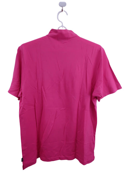 Dance With Dragon(ダンスウィズドラゴン) ハーフジップシャツ ピンク メンズ 5 D1-132303 N-6