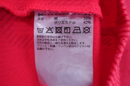 adidas(アディダス) ポロシャツ 赤総柄 メンズ L A-5