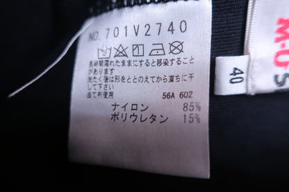 M.U SPORTS(エムユースポーツ) レギンス 黒 レディース 40 A-4
