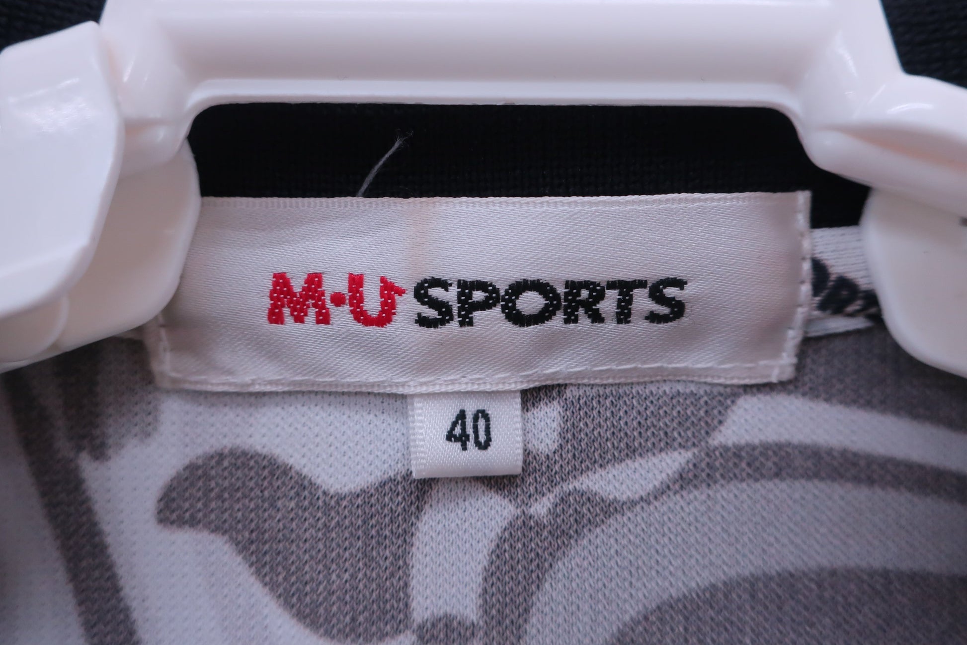 M.U SPORTS(エムユースポーツ) ワンピース 黒白総柄 レディース 40 A-2