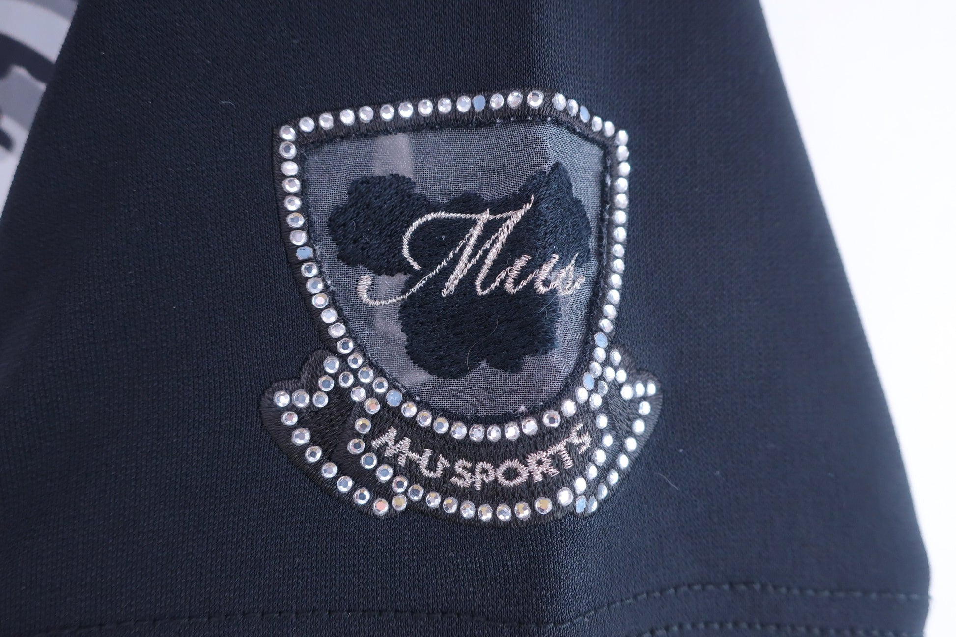 M.U SPORTS(エムユースポーツ) ワンピース 黒白総柄 レディース 40 A-3