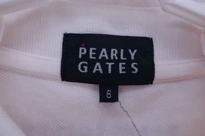 PEARLY GATES(パーリーゲイツ) ポロシャツ 白 メンズ 6 053-160151 B-5