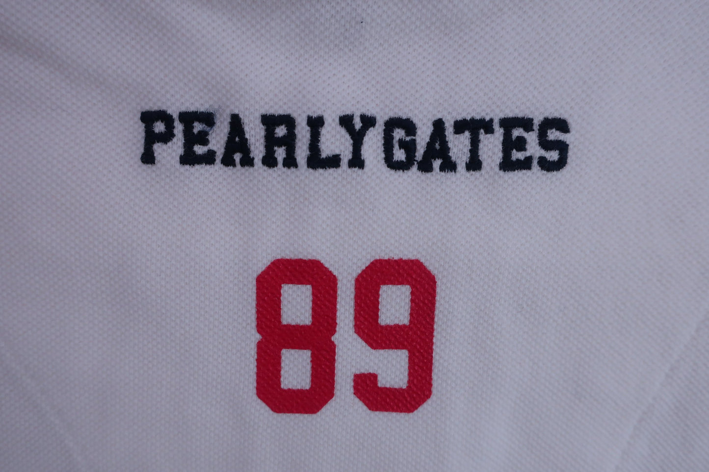 PEARLY GATES(パーリーゲイツ) ポロシャツ 白 メンズ 6 053-160151 B-7