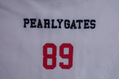 PEARLY GATES(パーリーゲイツ) ポロシャツ 白 メンズ 6 053-160151 B-7
