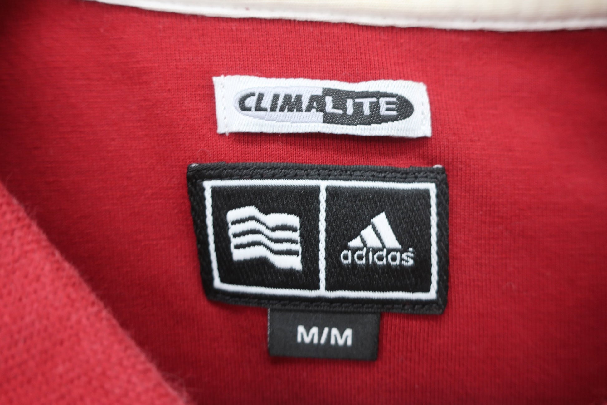 adidas(アディダス) 長袖ポロシャツ 赤 メンズ M B-2