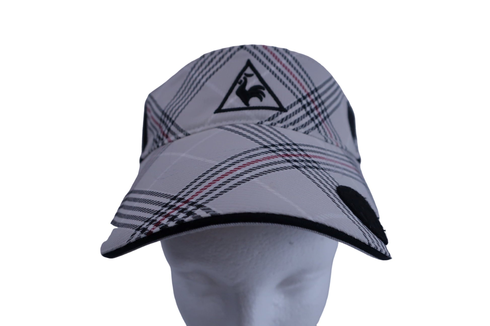 le coq sportif(ルコックスポルティフ) サンバイザー グレーチェック メンズ フリーサイズ B-1