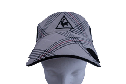 le coq sportif(ルコックスポルティフ) サンバイザー グレーチェック メンズ フリーサイズ B-1
