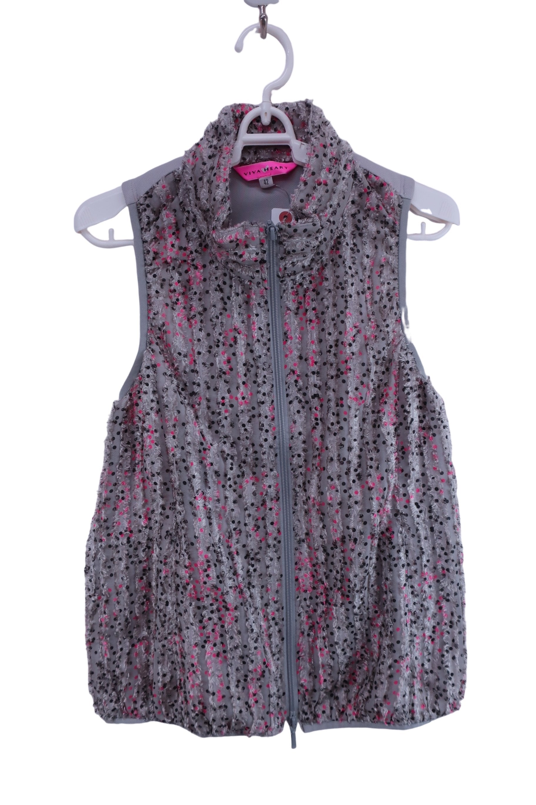 VIVA HEART(ビバハート) ベスト グレー レディース 42 B-1