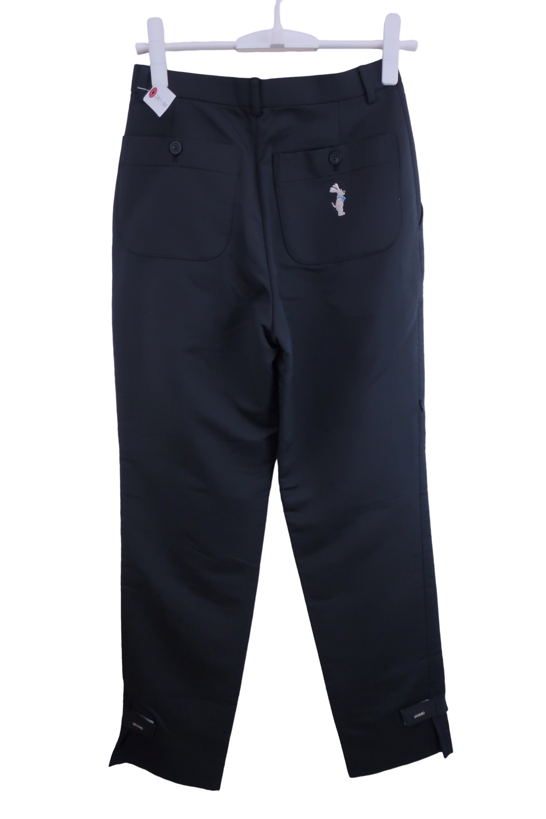 M.U SPORTS(エムユースポーツ) パンツ 黒 レディース 40 B-3