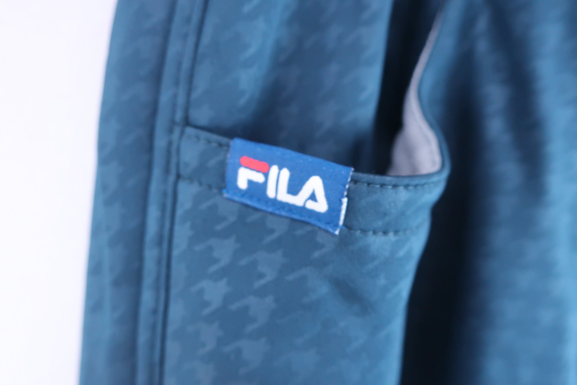 FILA GOLF(フィラゴルフ) ナイロンパンツ 緑千鳥 レディース L A-2