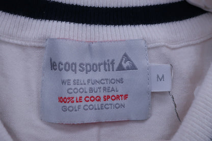 le coq sportif(ルコックスポルティフ) ニットベスト 白 レディース M B-2