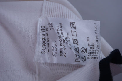 le coq sportif(ルコックスポルティフ) ニットベスト 白 レディース M B-6