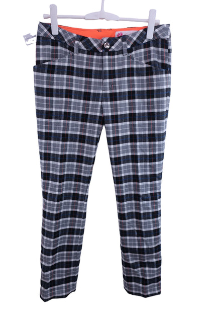 VIVA HEART(ビバハート) パンツ 白黒チェック レディース 42 A-1