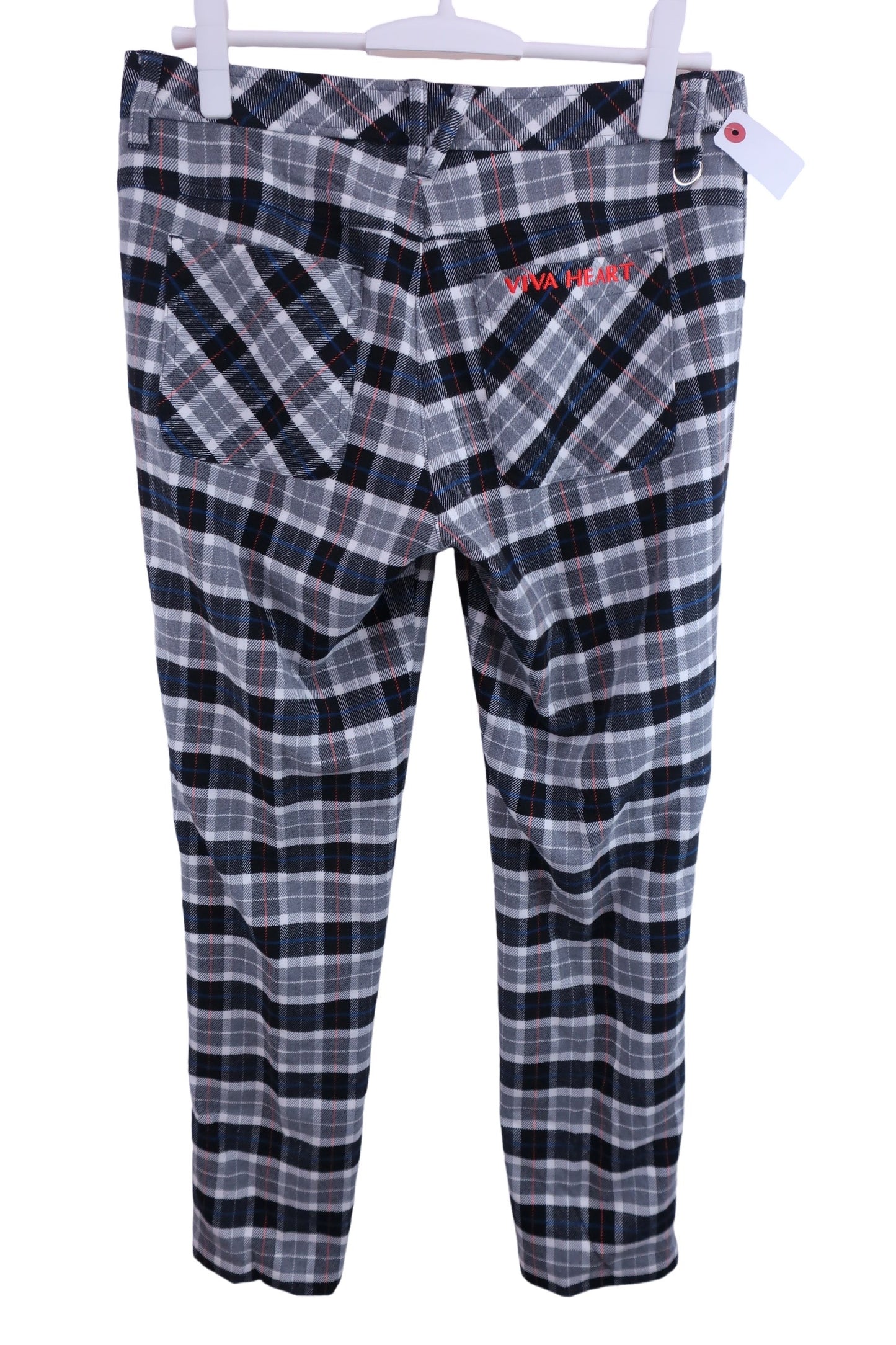 VIVA HEART(ビバハート) パンツ 白黒チェック レディース 42 A-3