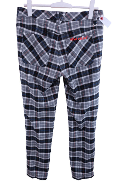 VIVA HEART(ビバハート) パンツ 白黒チェック レディース 42 A-3