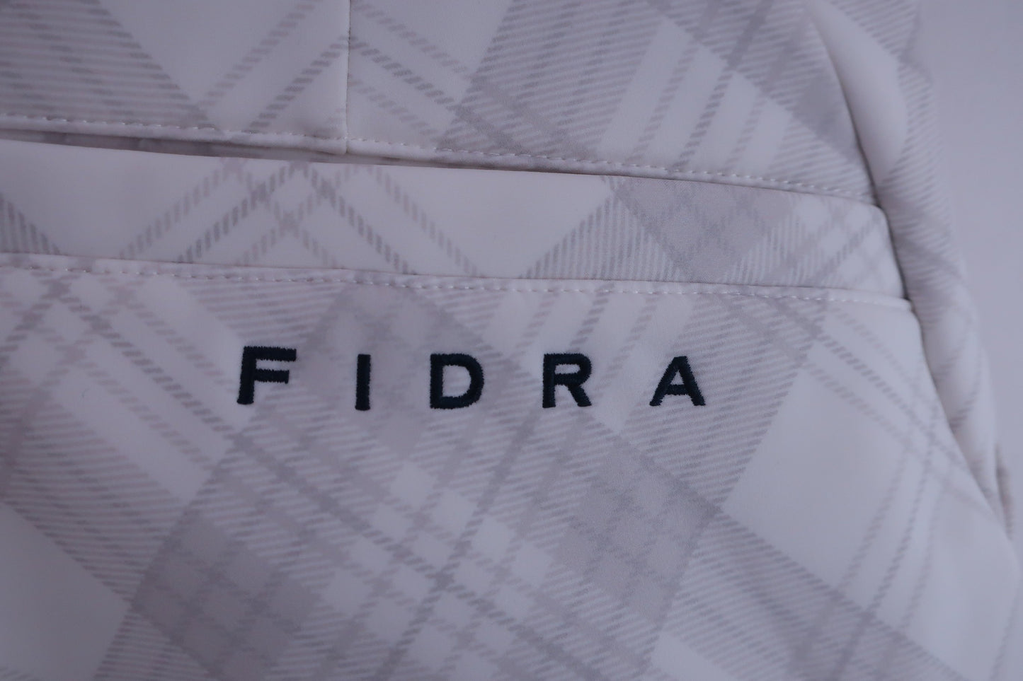 FIDRA(フィドラ) パンツ 白チェック レディース XL A-4