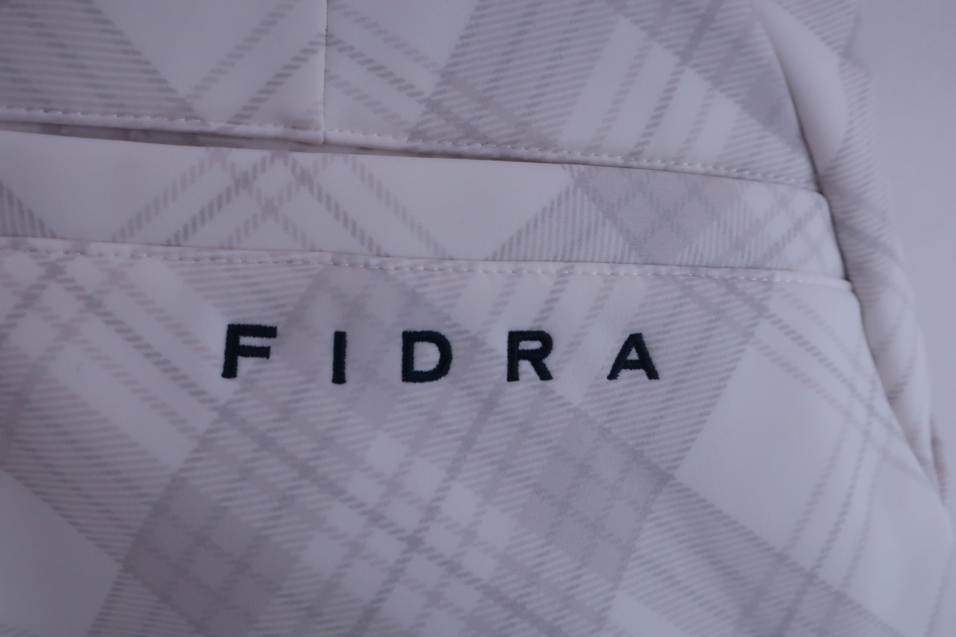 FIDRA(フィドラ) パンツ 白チェック レディース XL A-4