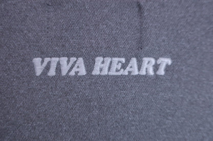 VIVA HEART(ビバハート) 長袖ポロシャツ 赤ドットグレー レディース 42 A-6