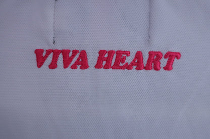 VIVA HEART(ビバハート) 長袖ポロシャツ 黒白ドット白 レディース 42 B-8