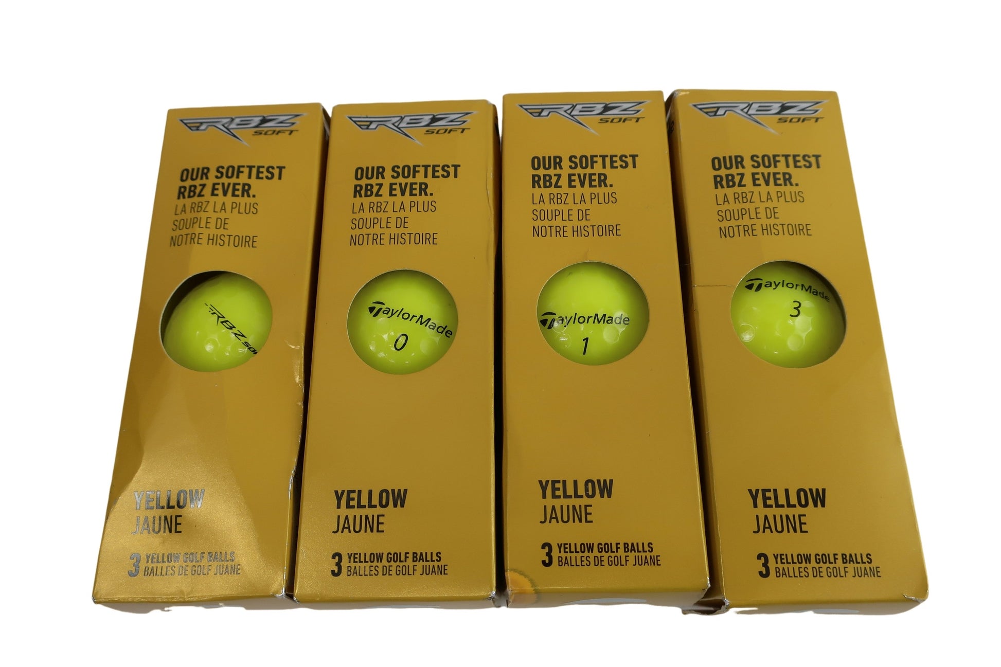 TaylorMade(テーラーメイド) ゴルフボール 黄色 1ダース RBZ SOFT N-1