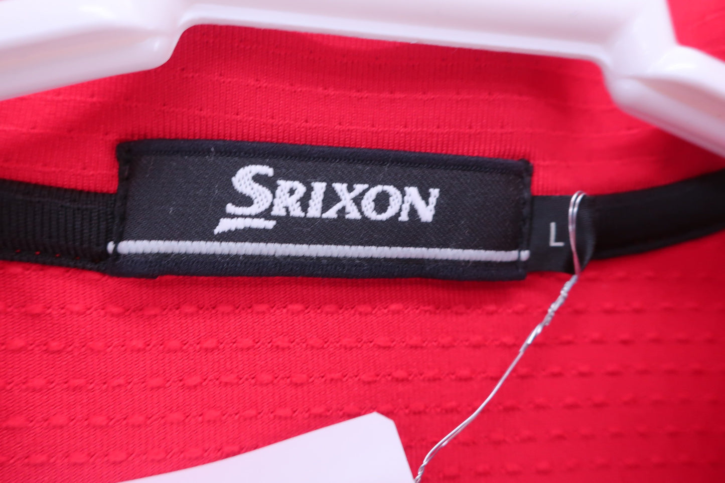 SRIXON(スリクソン) ハーフジップシャツ 赤 メンズ L N-2