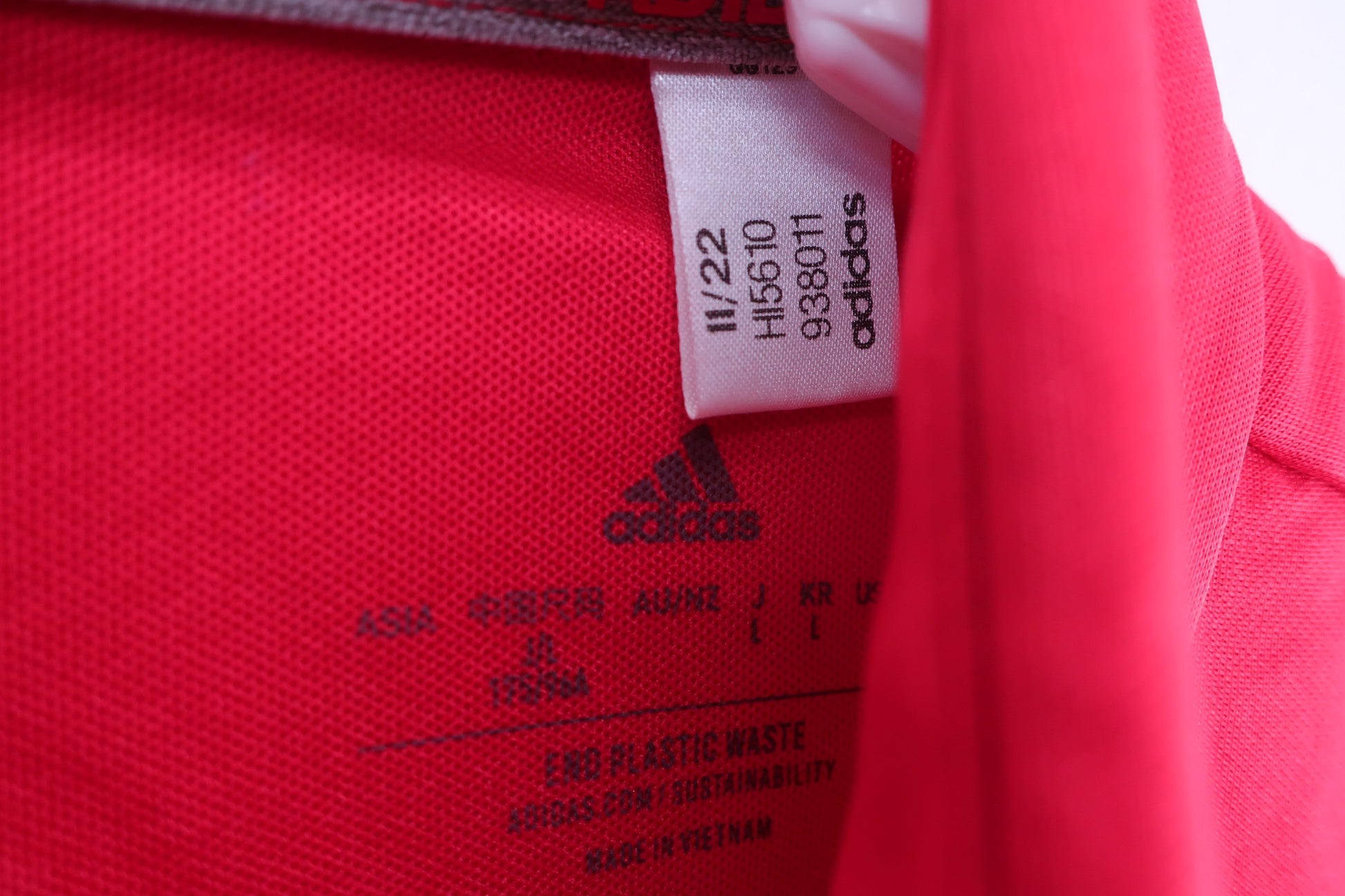 adidas(アディダス) ポロシャツ 赤 メンズ L A-2
