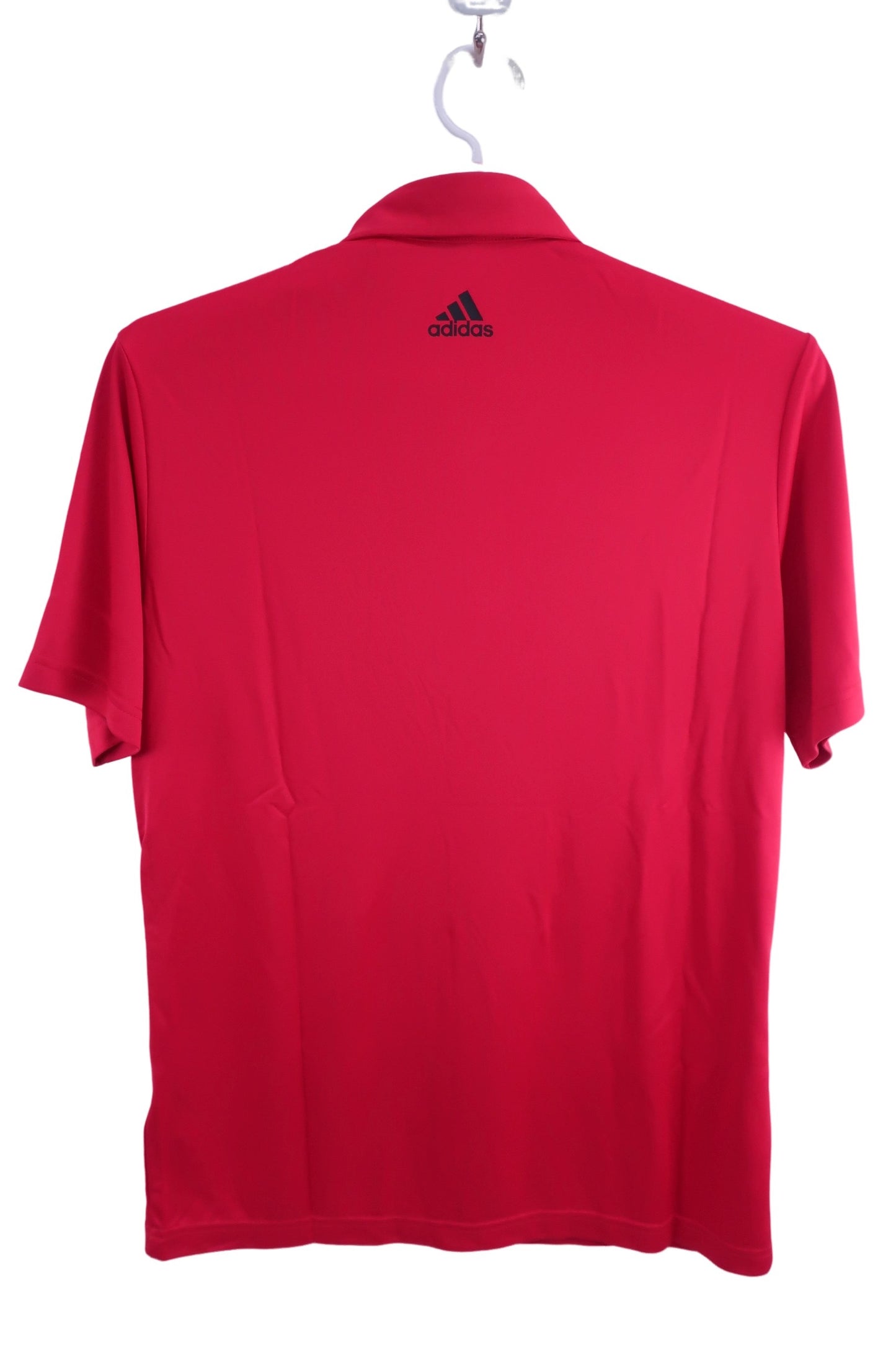 adidas(アディダス) ポロシャツ 赤 メンズ L A-3