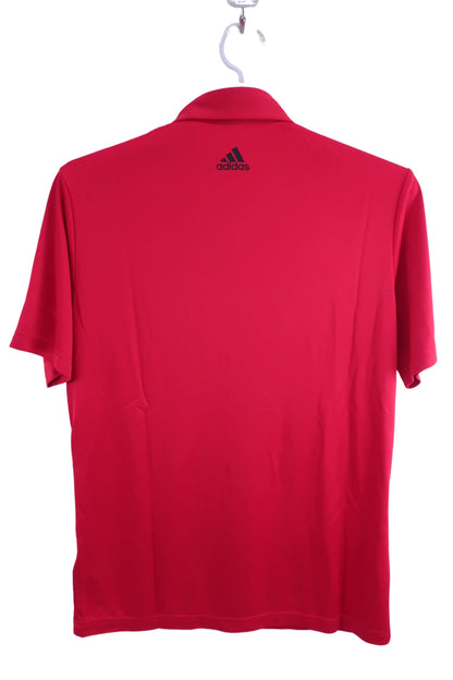 adidas(アディダス) ポロシャツ 赤 メンズ L A-3
