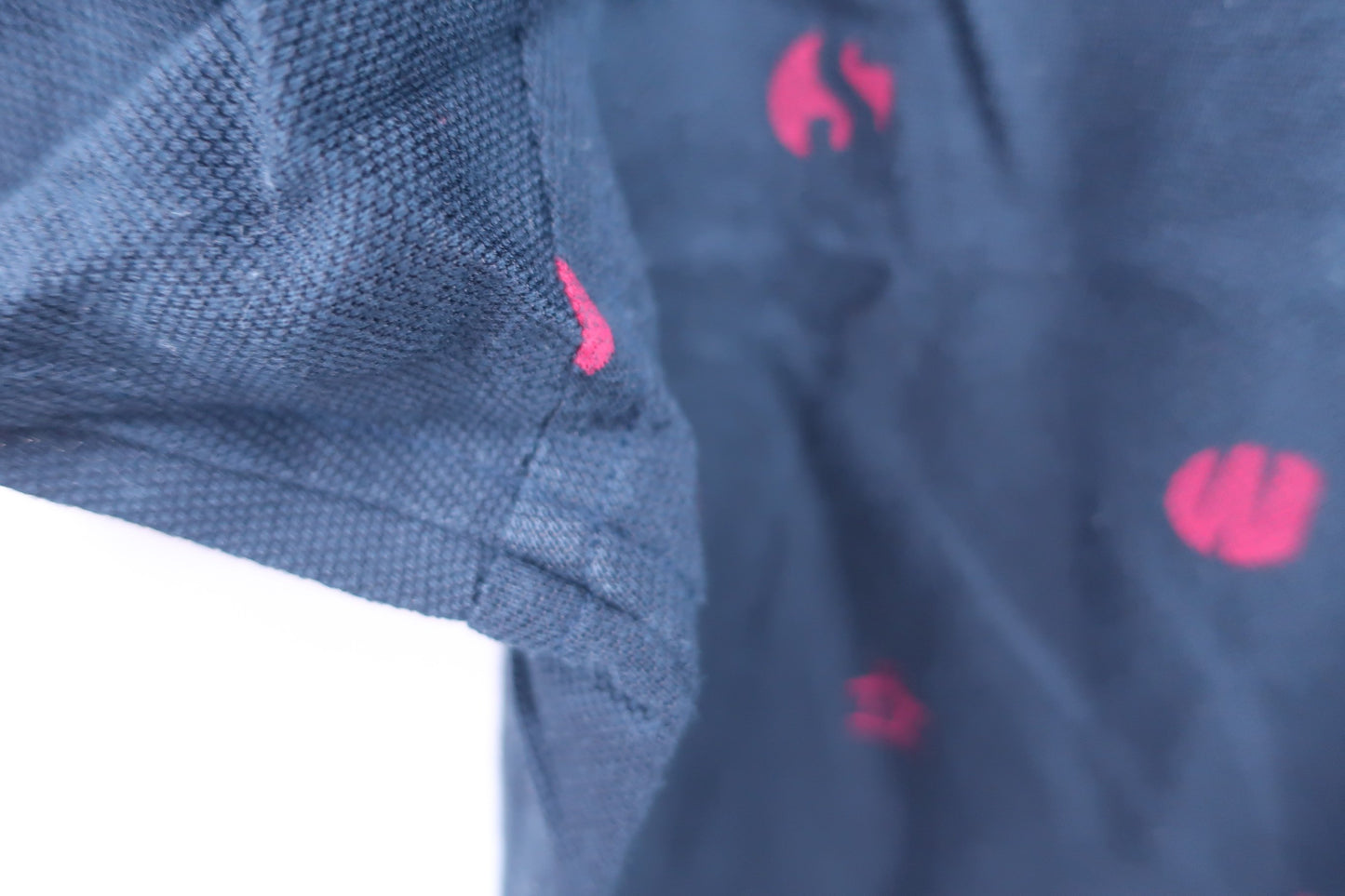Munsingwear(マンシングウェア) ポロシャツ ネイビー総柄 メンズ L B-6