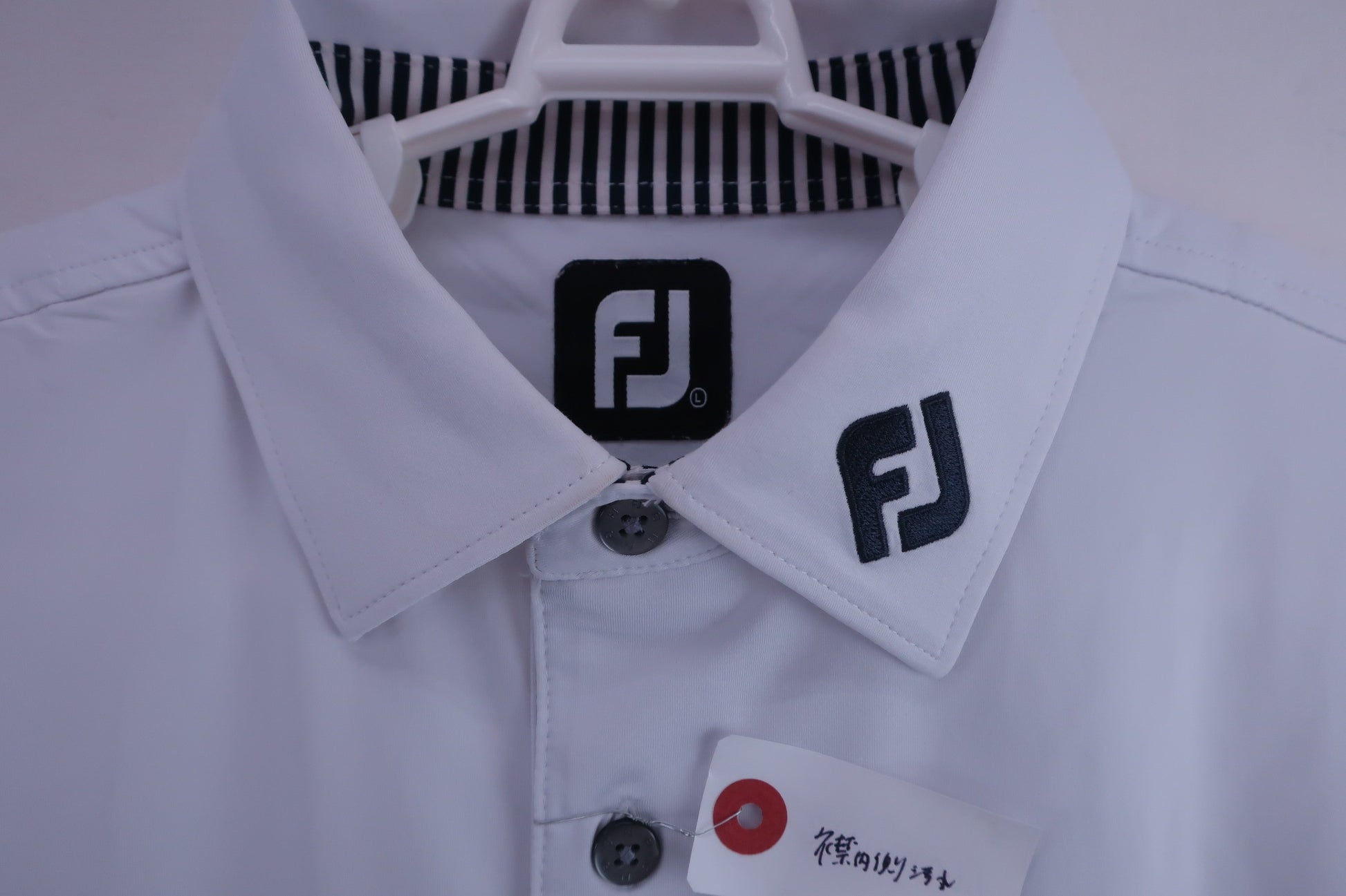 FOOTJOY(フットジョイ) ポロシャツ 白 メンズ L A-3