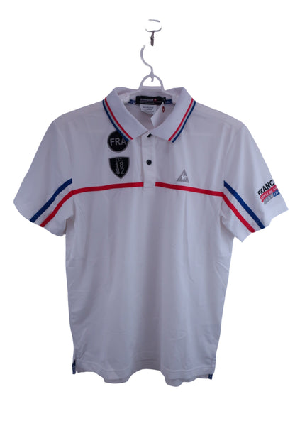 le coq sportif(ルコックスポルティフ) ポロシャツ 白 メンズ L A-1