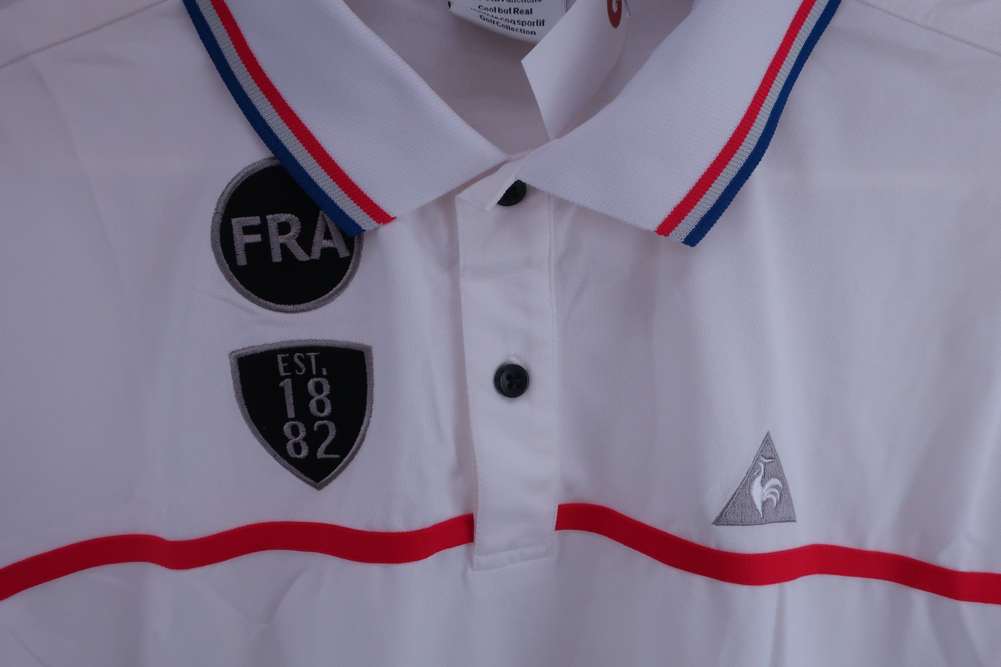 le coq sportif(ルコックスポルティフ) ポロシャツ 白 メンズ L A-3