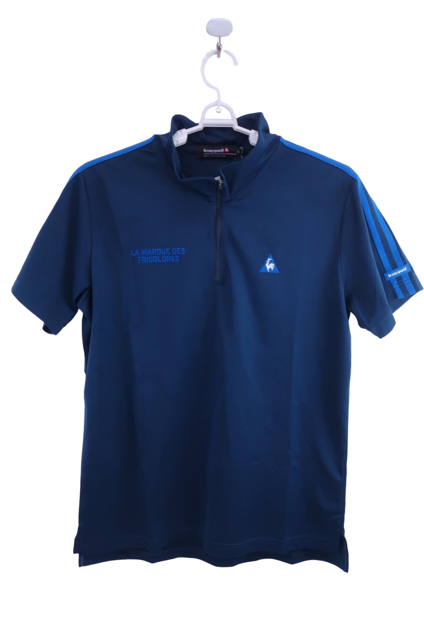 le coq sportif(ルコックスポルティフ) ハーフジップシャツ ネイビー メンズ LL A-1