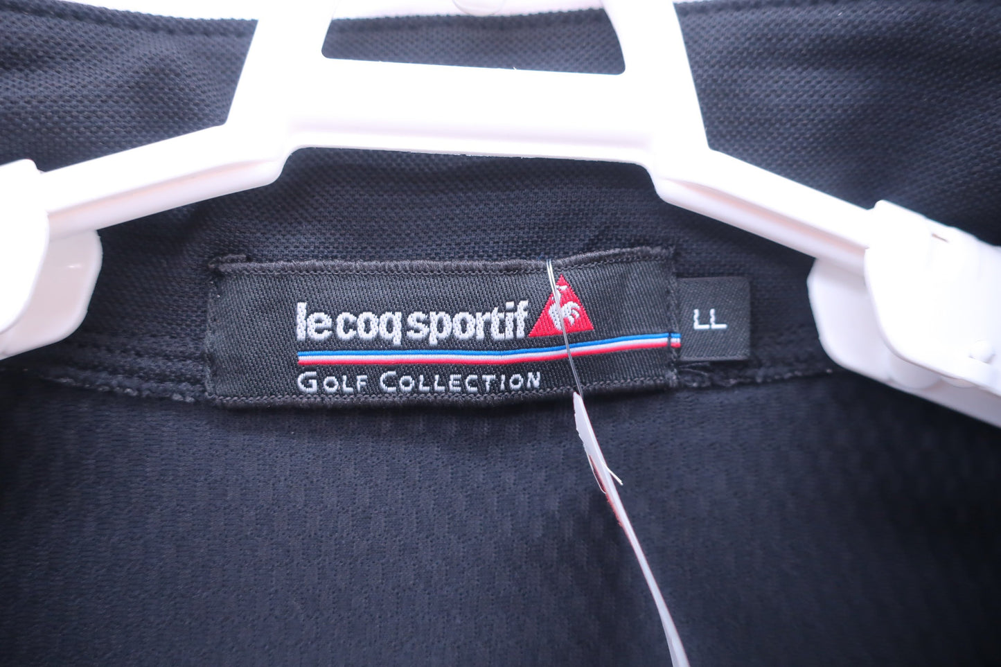 le coq sportif(ルコックスポルティフ) ハーフジップシャツ 黒水色 メンズ LL A-2