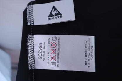 le coq sportif(ルコックスポルティフ) ハーフジップシャツ 黒水色 メンズ LL A-6