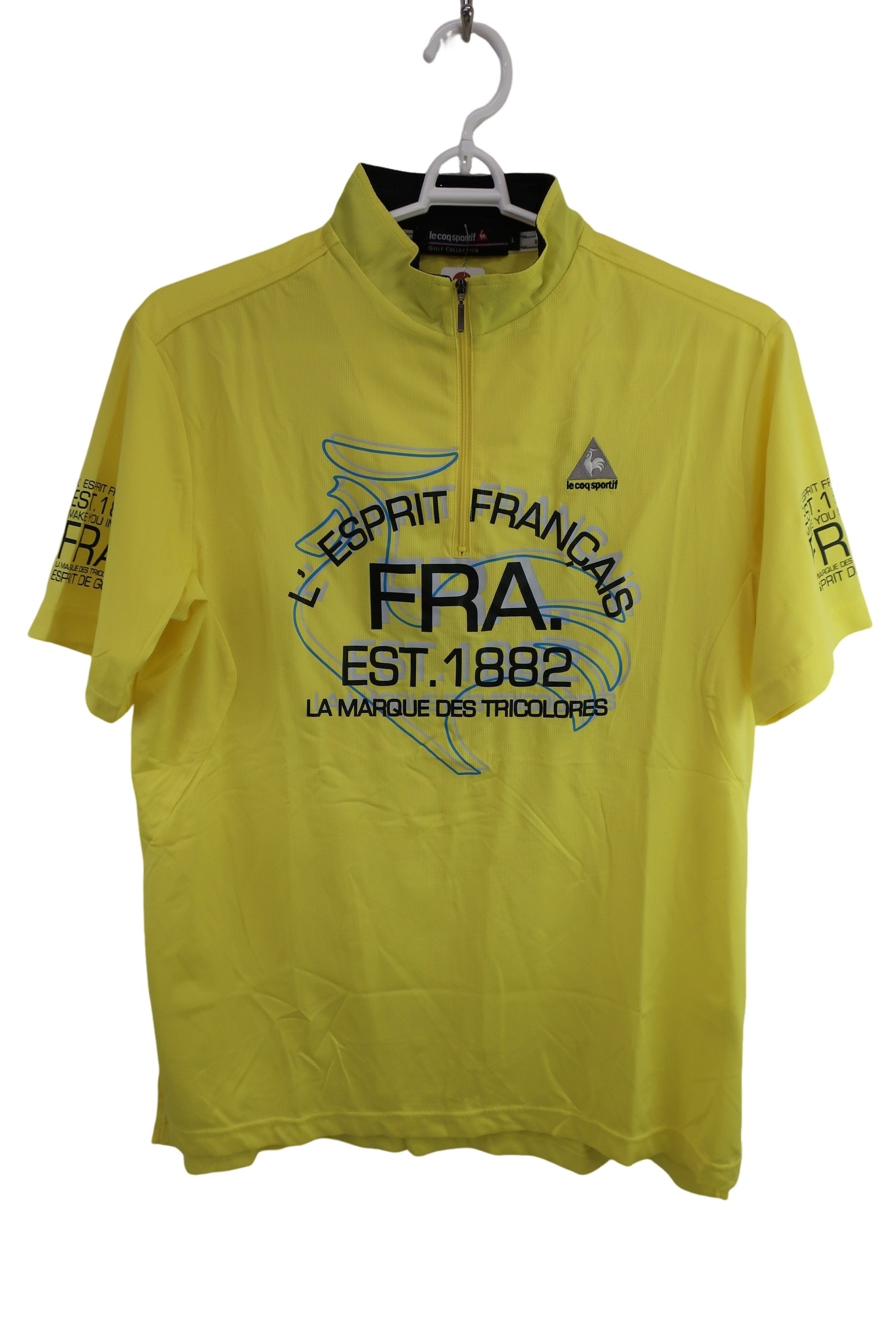 le coq sportif(ルコックスポルティフ) ハーフジップシャツ 黄色 メンズ L A-1