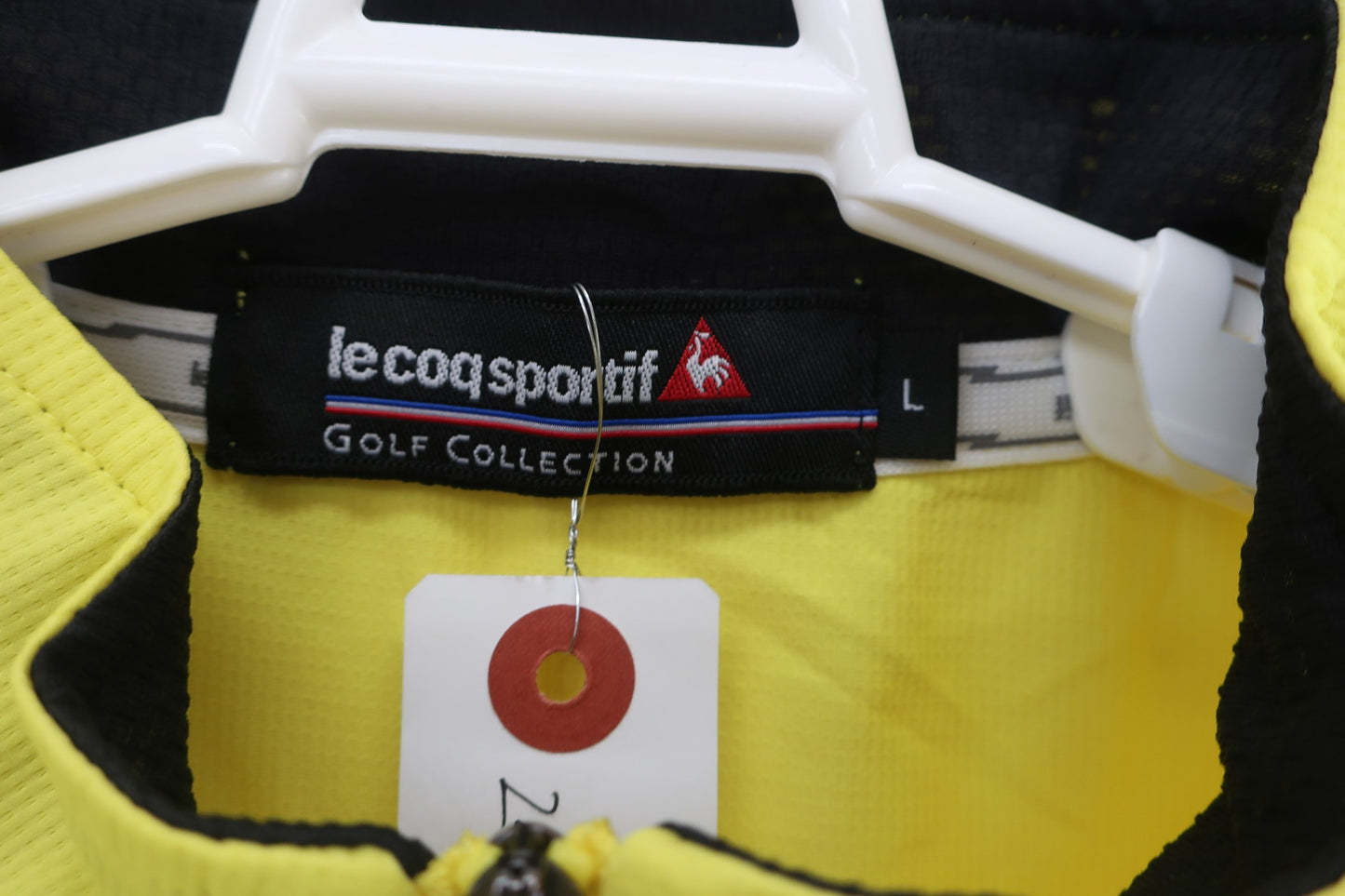 le coq sportif(ルコックスポルティフ) ハーフジップシャツ 黄色 メンズ L A-2