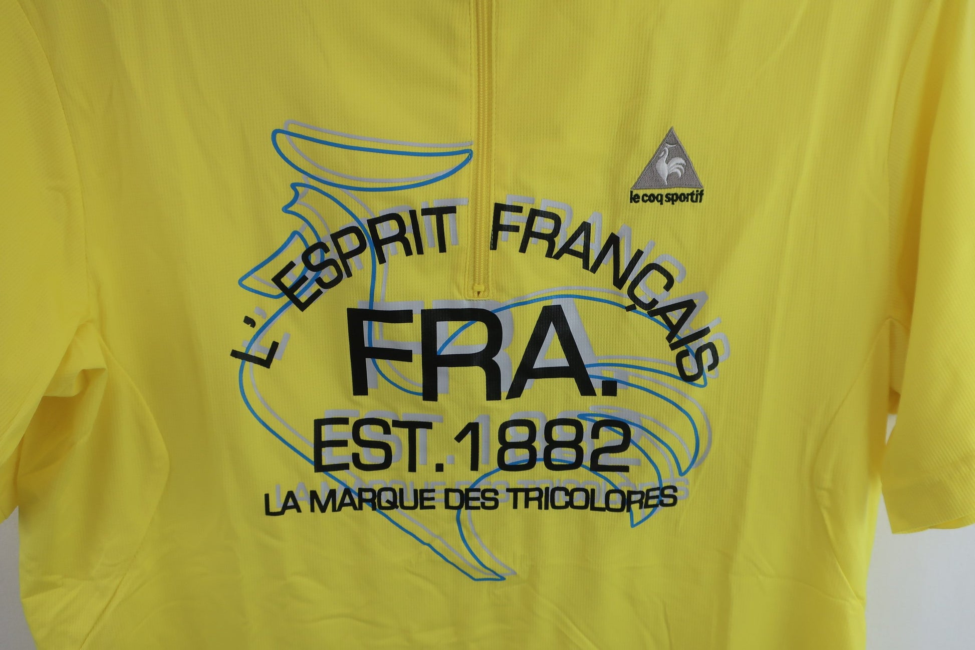 le coq sportif(ルコックスポルティフ) ハーフジップシャツ 黄色 メンズ L A-3