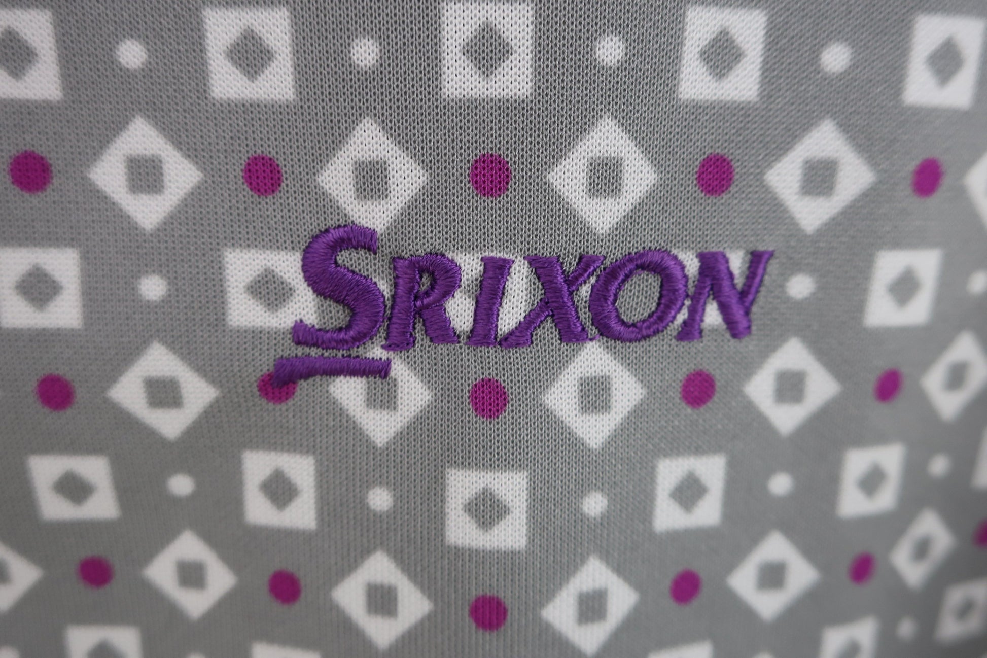 SRIXON(スリクソン) ポロシャツ グレー総柄 メンズ L A-2