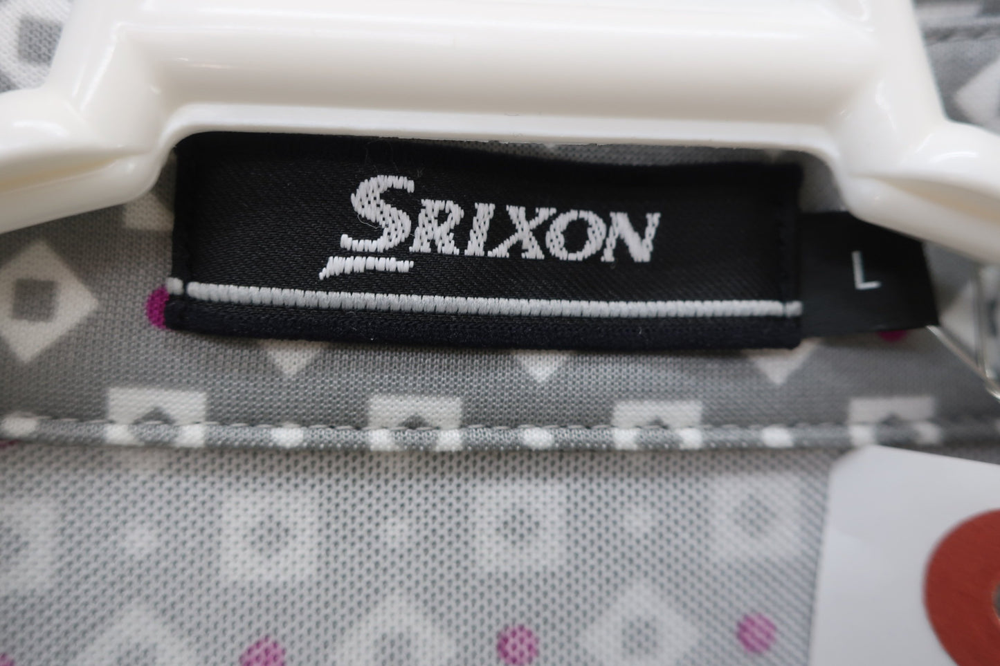 SRIXON(スリクソン) ポロシャツ グレー総柄 メンズ L A-3