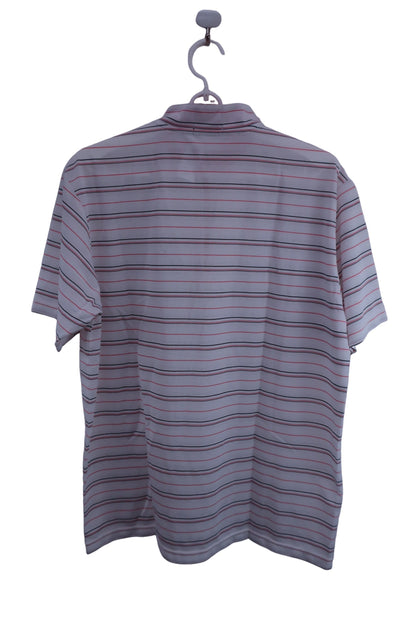 SRIXON(スリクソン) ハーフジップシャツ 白赤黒ボーダー メンズ LL B-4