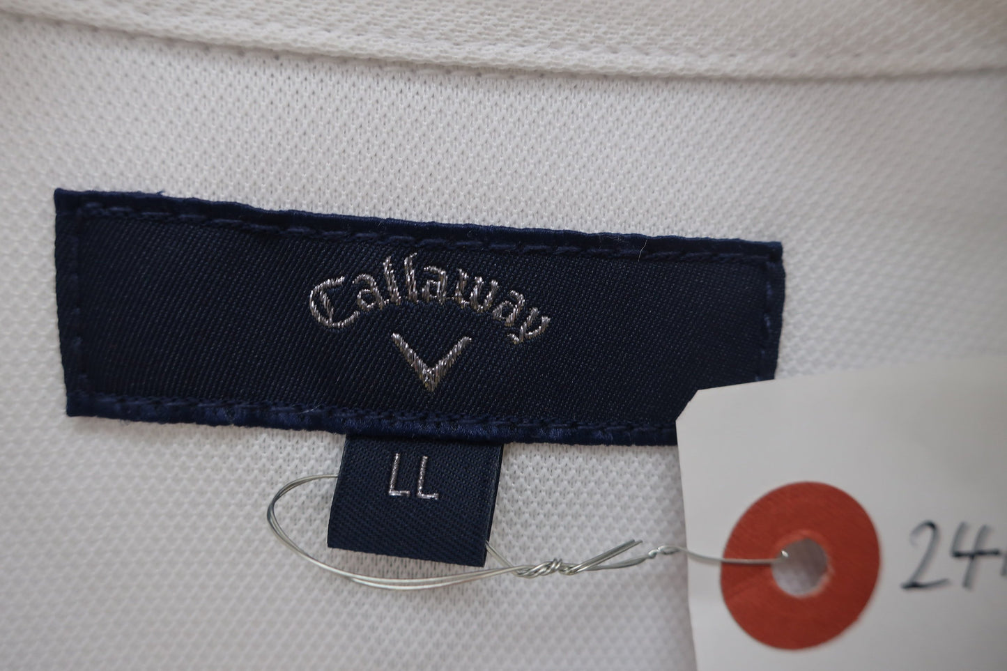 Callaway(キャロウェイ) ポロシャツ 白黒 メンズ LL A-3