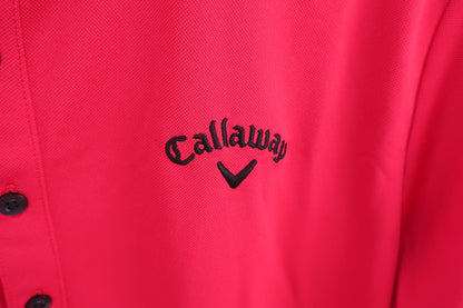 Callaway(キャロウェイ) ポロシャツ 赤 メンズ L A-3