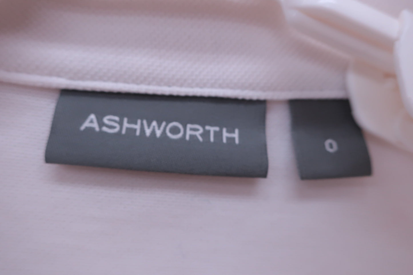 ASHWORTH(アシュワース) 長袖ポロシャツ 白 メンズ O A-4